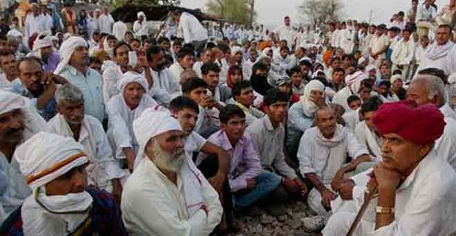 राजस्‍थानः भाजपा सरकार ने गुर्जरों सहित पांच जातियों को दिया आरक्षण