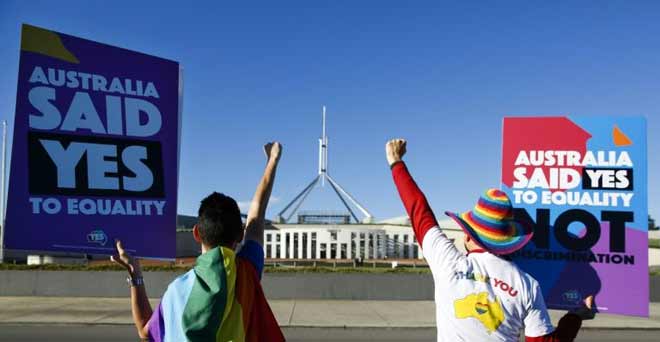 अब ऑस्ट्रेलिया में होगी समलैंगिक शादी, कानून को मिली संसद से मंजूरी
