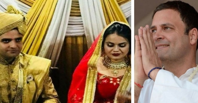 जातीय हिंसा के माहौल में टीना डाबी और अतहर आमिर की शादी मिसाल- राहुल गांधी
