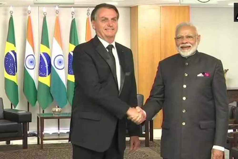 भारत-ब्राजील के बीच व्यापार, निवेश और साइबर सुरक्षा समेत 15 समझौतों पर करार