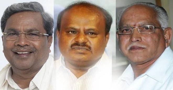 कर्नाटक में भाजपा को झटका, उपचुनाव में कांग्रेस-JDS का 5 में से 4 सीटों पर कब्जा