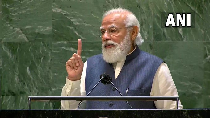 UNGA में PM मोदी बोले- अफगानिस्तान की धरती का न हो आतंकी हमलों के लिए इस्तेमाल, रहना होगा सतर्क