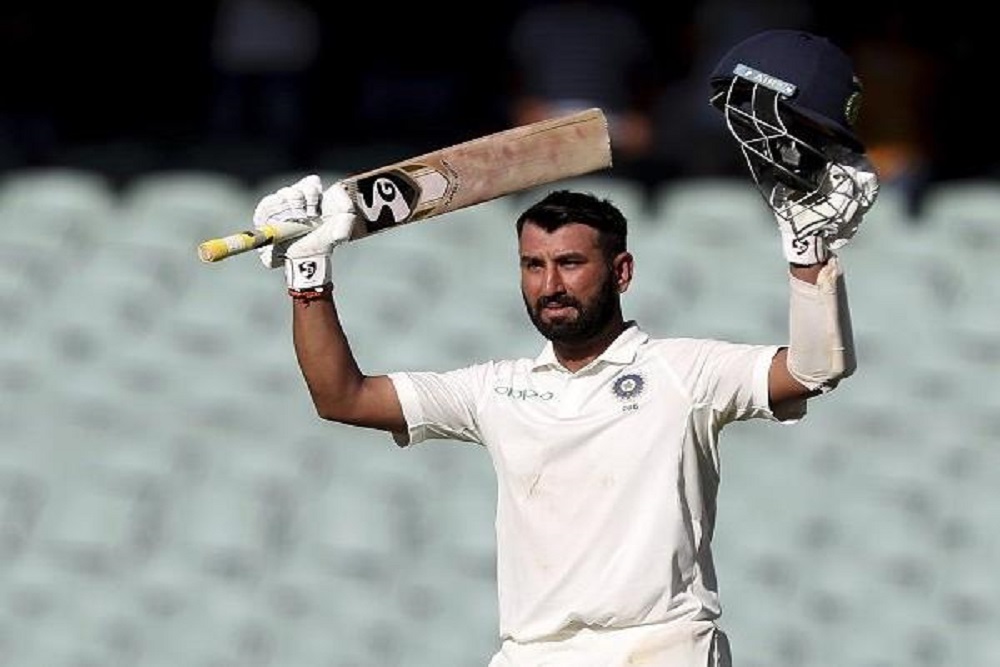 भारत-ऑस्ट्रेलिया टेस्ट: पुजारा ने जड़ा शतक, पहले दिन भारत का स्कोर 250/9
