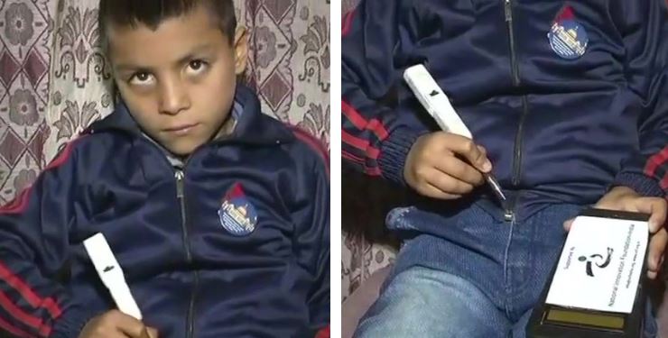 नौ साल के बच्चे ने किया 'काउंटिंग पेन' का आविष्कार, राष्ट्रपति भवन में हुआ प्रदर्शन