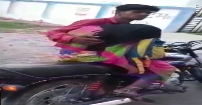 मध्य प्रदेश में इंसानियत शर्मसार, मां के शव को बाइक से बांध कर ले जाना पड़ा पोस्टमार्टम सेंटर