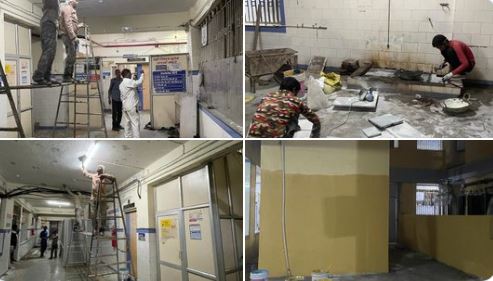 मोरबी में पीएम मोदी के अस्पताल दौरे से पहले नई टाइल और रंग-रोगन! विपक्ष ने उठाए सवाल