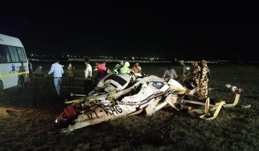 रायपुर हवाईअड्डे पर छत्तीसगढ़ सरकार का हेलीकॉप्टर क्रैश; 2 पायलटों की मौत