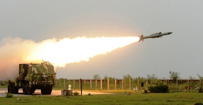 भारत ने किया क्रूज मिसाइलों को भेदने वाले 'आकाश' का परीक्षण