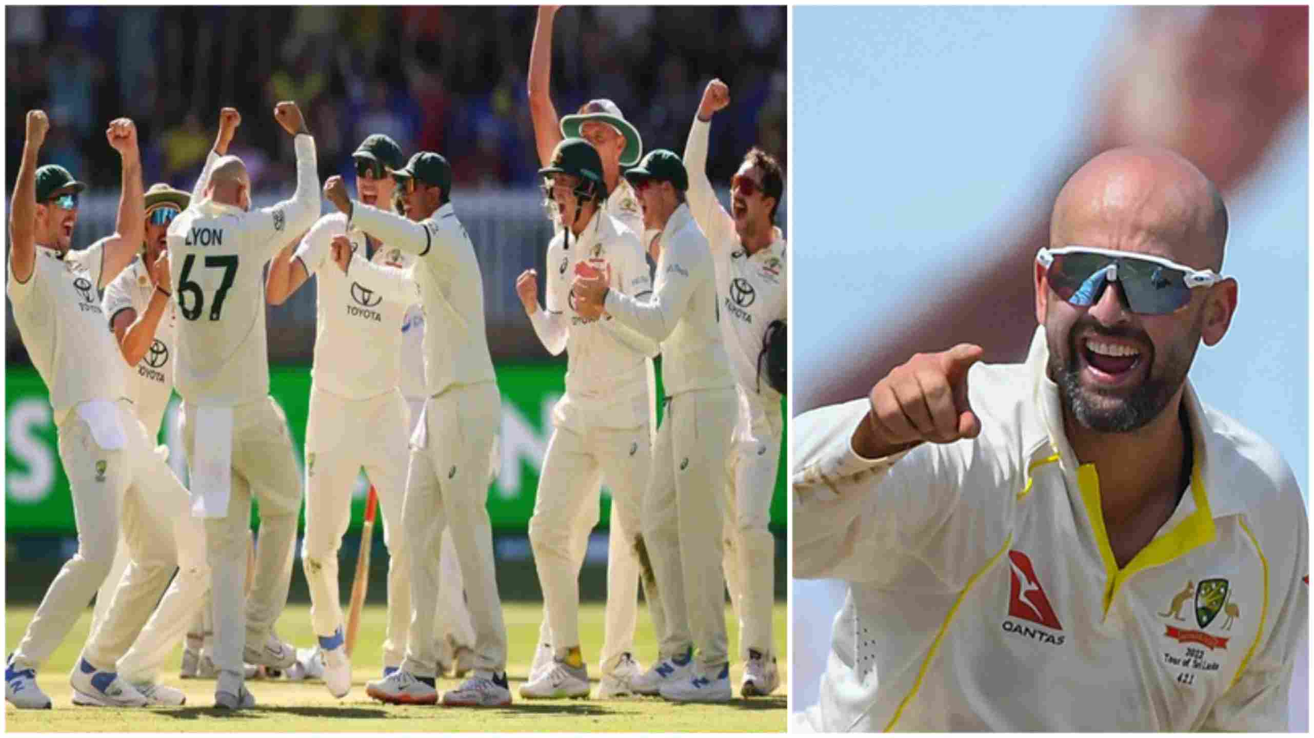 टेस्ट: ऑस्ट्रेलिया ने पाकिस्तान को 4 दिन के अंदर 360 रनों से हराया, लियोन ने पूरे किए 500 विकेट