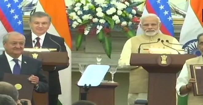प्रधानमंत्री मोदी ने कहा, अफगानिस्तान में शांति के लिए मिलकर काम करेंगे भारत और उज्बेकिस्तान