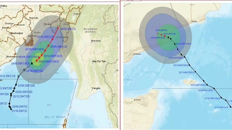 तूफ़ान हामून भीषण चक्रवात में तब्दील, बांग्लादेश की ओर बढ़ा; ओडिशा में किसी बड़े प्रभाव की उम्मीद नहीं