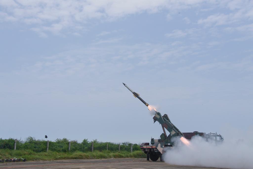 ओडिशा के बालासोर फ्लाइट टेस्ट रेंज में डीआरडीओ ने किया क्विक रिएक्शन सरफेस मिसाइल का परीक्षण