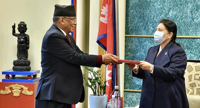 नेपाल के अगले पीएम होंगे प्रंचड, राष्ट्रपति से मिलकर सरकार बनाने का दावा किया पेश; जाने किन दलों में बनी सहमति