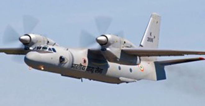 लापता विमान एएन-32 के मलबे या जीवित बचे लोगों का अब तक कोई पता नहीं