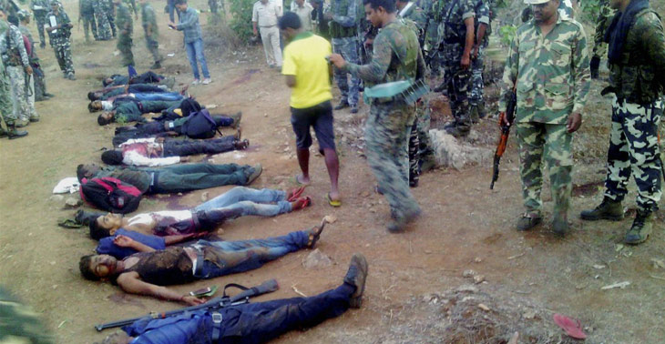 झारखंड में ‌पुलिस ने 12 माओवादियों को मार गिराया