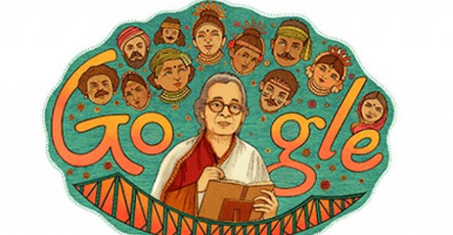 महाश्वेता देवी की 92वीं जयंती पर गूगल ने उन्हें किया याद