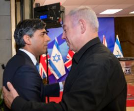 प्रधानमंत्री सुनक ने ‘सबसे कठिन समय’ में इजराइल के साथ खड़े रहने का संकल्प जताया