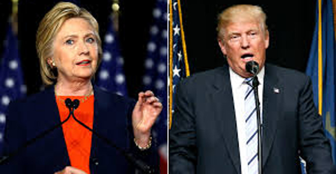 अमेरिका: हिलेरी क्लिंटन ने दो चुनावी सर्वेक्षणों में ट्रंप को पछाड़ा