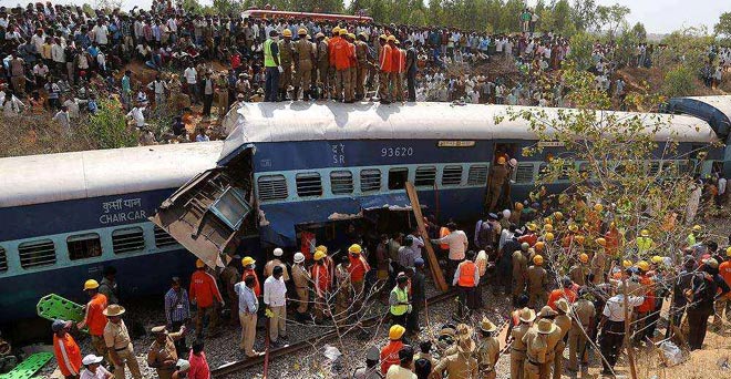 मध्‍य प्रदेश में दोहरा ट्रेन हादसा, 29 लोगों की मौत