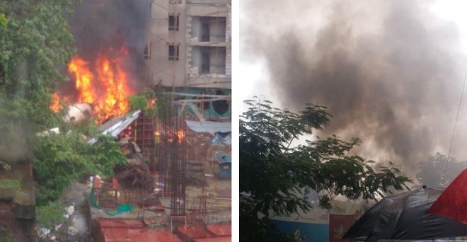 मुंबई के घाटकोपर में चार्टर्ड प्लेन क्रैश, पायलट समेत 5 लोगों की मौत