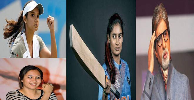 सानिया मिर्जा और बिग बी सहित कई स्टार्स ने की क्रिकेटर मिताली की तारीफ