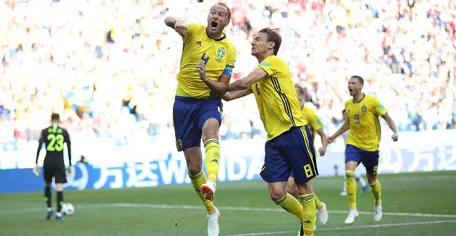 फीफा वर्ल्‍डकपः स्वीडन ने किया जीत से आगाज, दक्षिण कोरिया को 1-0 से हराया