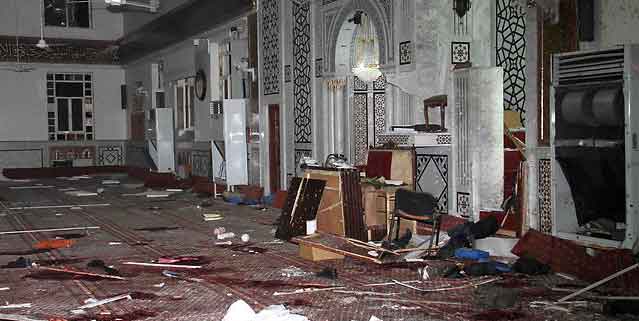 उत्तरी सीरिया की मस्जिद पर हमला, 42 लोगों की मौत