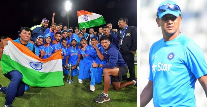 अंडर-19 वर्ल्ड कप: सोशल मीडिया पर छा गए कोच राहुल द्रविड़