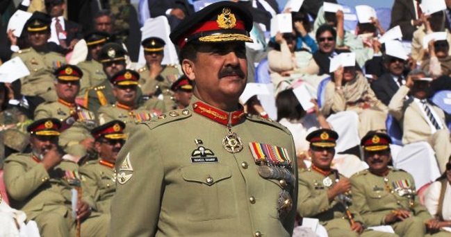 राहील शरीफ ने भारत पर लगाया पाकिस्तान को अस्थिर करने का आरोप