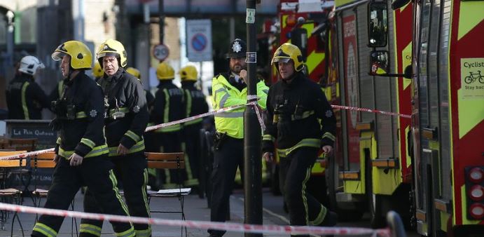लंदन की अंडरग्राउंड मेट्रो में धमाका, कई घायल
