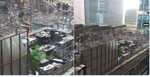 मुंबई के कमला मिल्स कम्पाउंड में लगी भीषण आग, 14 लोगों की मौत, 21 घायल