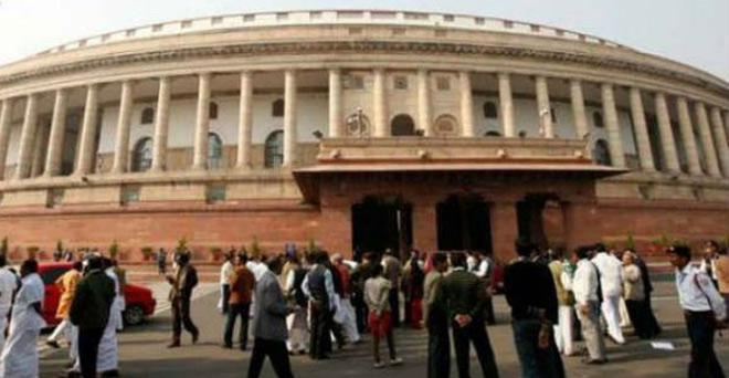 संसद में गतिरोध: आडवाणी की टिप्पणी पर कांग्रेस-भाजपा में जुबानी जंग