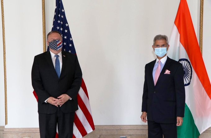 विदेश मंत्री एस जयशंकर ने टोक्यो में अमेरिकी विदेश मंत्री माइक पोम्पियो से मुलाकात की