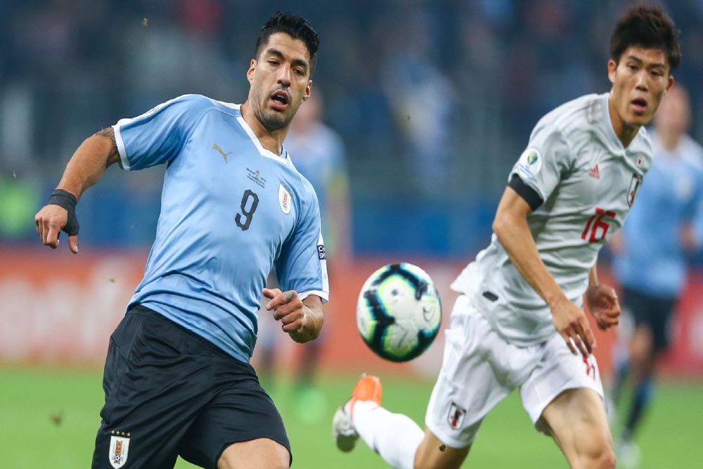 कोपा अमेरिका: उरुग्‍वे और जापान का मैच 2-2 से रहा ड्रा, वीएआर फिर बना विवाद का मुद्दा