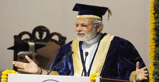 गुजरात विश्वविद्यालय का दावा, एमए पास हैं पीएम मोदी