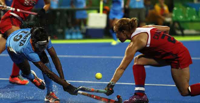 भारतीय महिला हाकी टीम को अमेरिका ने 3 . 0 से हराया
