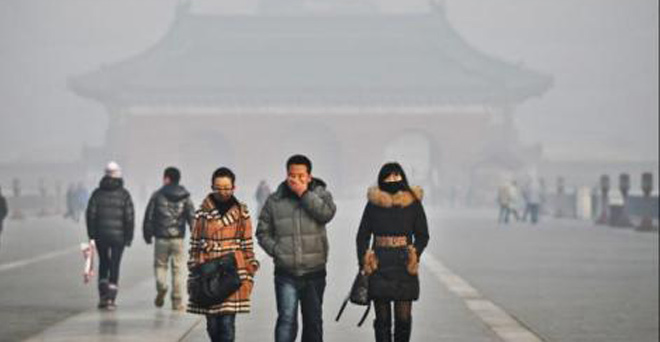 चीन में धुंध बढ़ने का असर, ऑनलाइन कंडोम और स्पोर्ट्सवियर की बिक्री बढ़ी