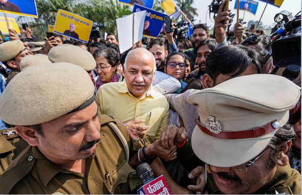 मनीष सिसोदिया की गिरफ्तारी के खिलाफ ‘आप’ के प्रदर्शन के मद्देनजर मध्य दिल्ली में सुरक्षा बढ़ाई गई