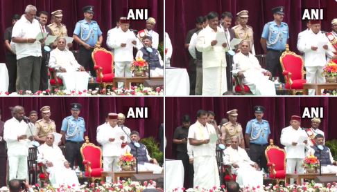 कर्नाटक में सिद्धारमैया मंत्रिमंडल का विस्तार: इन नए मंत्रियों ने ली शपथ, देखें तस्वीरें