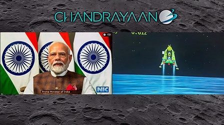 चंद्रयान-3 के चंद्रमा पर उतरने के लिए अमेरिका और यूरोप की अंतरिक्ष एजेंसियों ने इसरो को बधाई दी