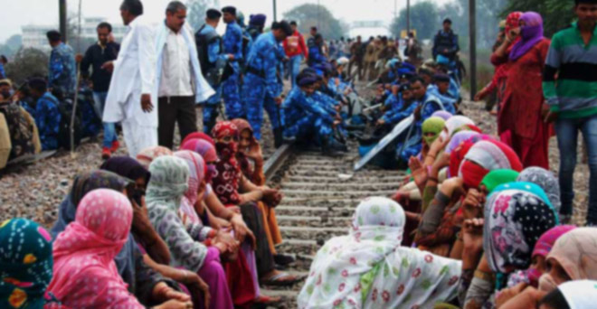 जाट आंदोलन से रेलवे को 55.92 करोड़ का नुकसान