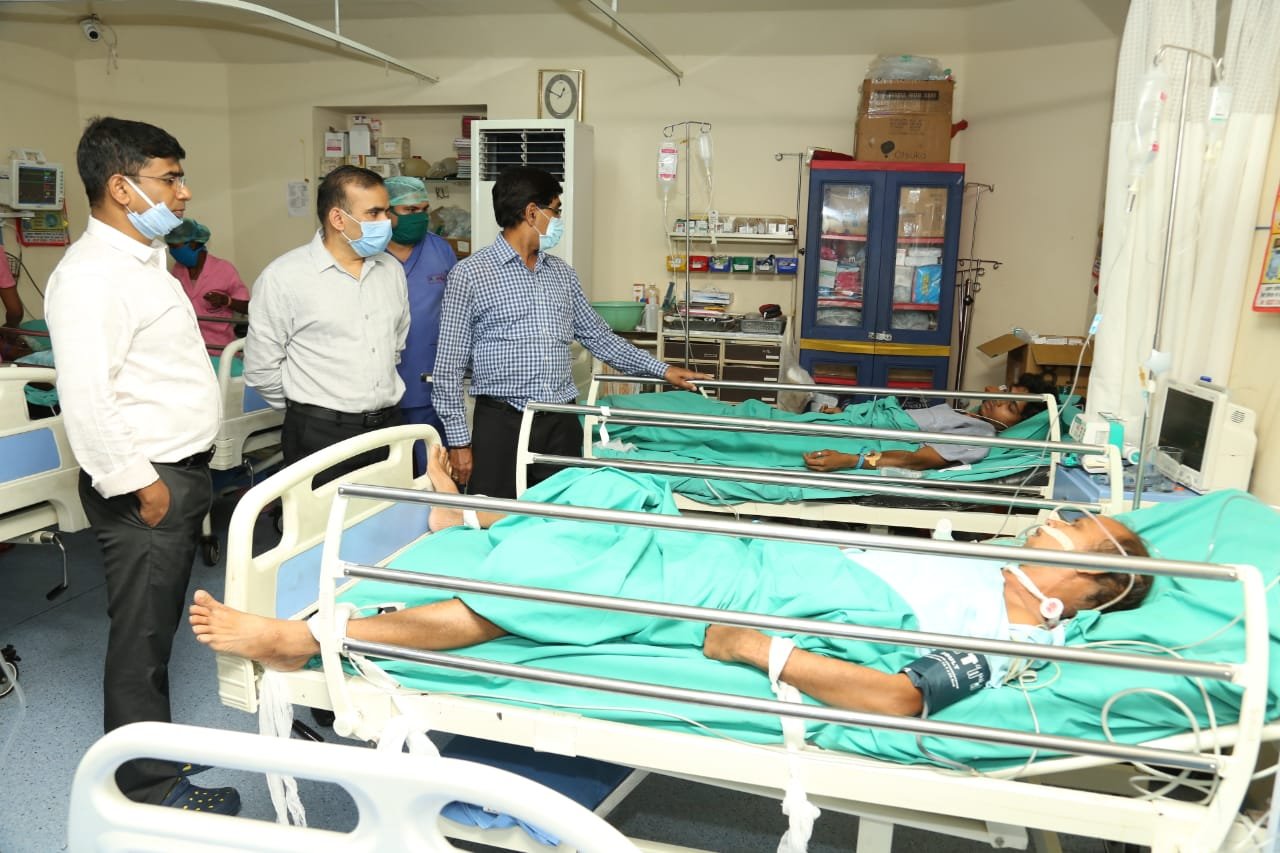 छत्तीसगढ़ के रायगढ़ में पेपर मिल में गैस रिसाव के बाद अस्पताल में भर्ती सात मजदूर