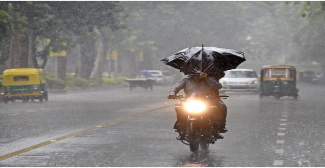उत्तर भारत के राज्यों में बारिश होने को अनुमान