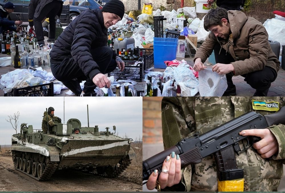 रूस के हमले के बाद यूक्रेन में खौफ का मंजर, इन तस्वीरों में देखें तबाही
