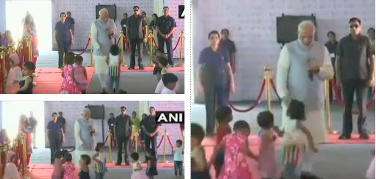 जब राजस्थान के झुंझुनू में छोटी बच्चियों के साथ खेलने लगे PM मोदी, देखें वीडियो