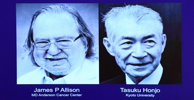 जेम्स ऐलिसन, तासुको होंजो को मिला चिकित्सा का नोबेल पुरस्कार