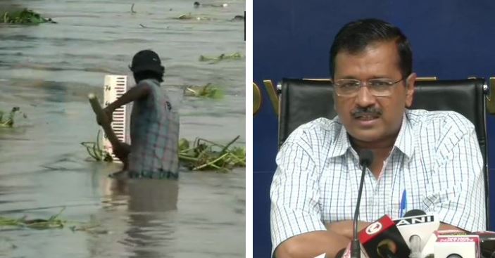 दिल्ली में बाढ़ का खतरा, केजरीवाल बोले- 24 घंटे स्थिति पर सरकार की नजर