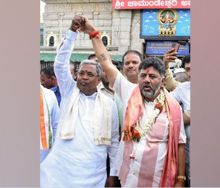थोड़ी देर में कर्नाटक की नई सरकार का शपथ ग्रहण समारोह, सिद्धारमैया और शिवकुमार के साथ 8 मंत्री लेंगे शपथ
