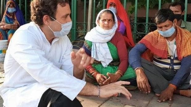 मजदूरों से मुलाकात का राहुल गांधी ने जारी किया वीडियो, प्रवासी बोले- कोरोना नहीं भूख-प्यास का है डर