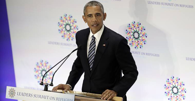ओबामा ने शरणार्थी विरोधी भाषणबाजी के खिलाफ खोला मोर्चा